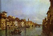 Arno in Florence., Bernardo Bellotto